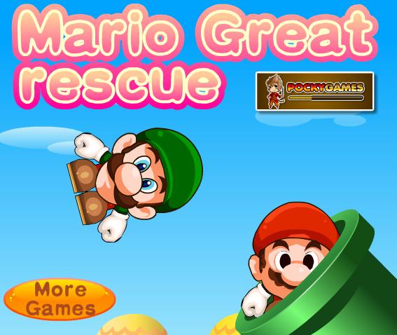 mario great rescue flash game